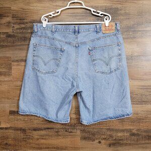 Vtg Levi's Shorts Sz 42 Relaxed Fit 550 Medium Light Wash Jhorts Streetwear Y2K